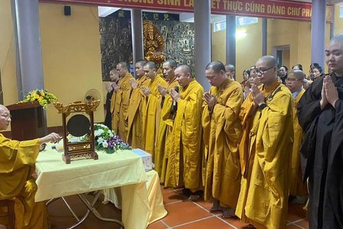 Ban Trị sự GHPGVN tỉnh Tuyên Quang tổ chức Lễ tạ pháp hậu an cư tại hạ trường chùa An Vinh
