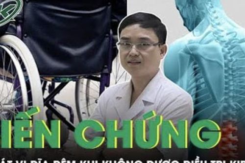 Thoát vị đĩa đệm nếu không được điều trị sớm có thể dẫn đến những biến chứng nguy hiểm nào?