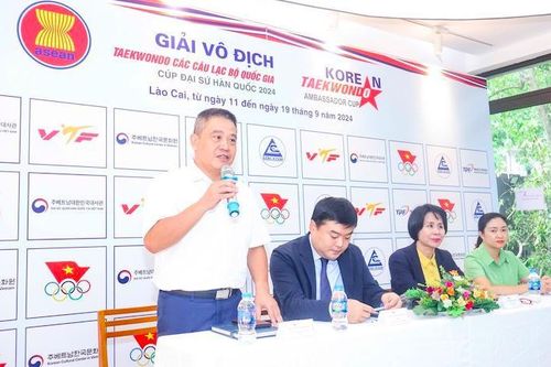 56 CLB taekwondo tranh cúp Đại sứ Hàn Quốc 2024