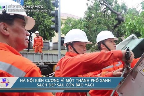 Hà Nội kiên cường vì một thành phố xanh sạch đẹp sau cơn bão Yagi