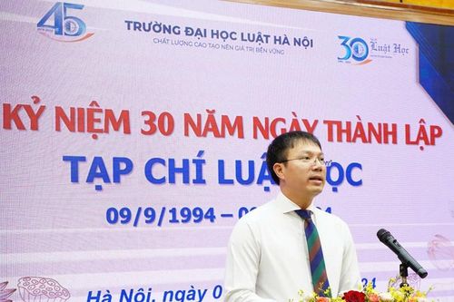 Tạp chí Luật học kỷ niệm 30 năm thành lập