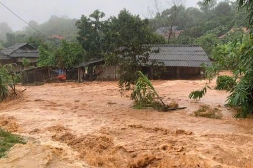 Mưa lớn gây ngập úng nhiều điểm tại Sơn La