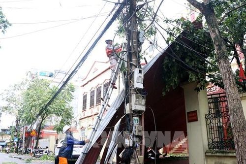 Khôi phục cấp điện cho hơn 4,2 triệu khách hàng chịu ảnh hưởng của bão số 3