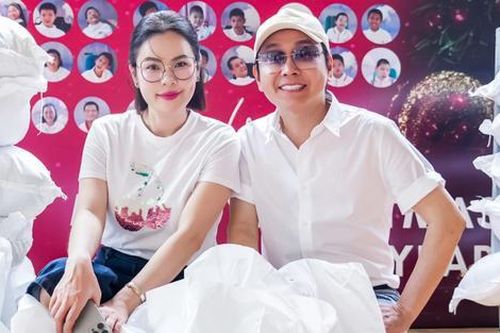 Hoa hậu Phương Lê góp nửa tỷ đồng sau siêu bão Yagi