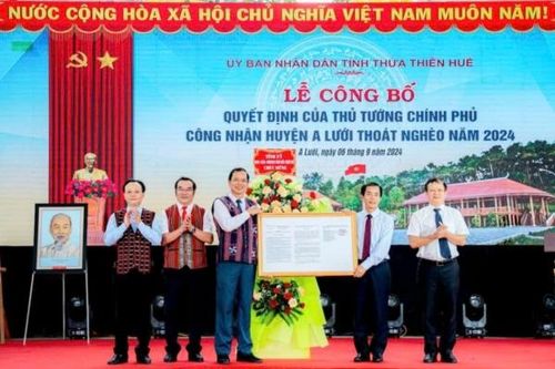 Thừa Thiên Huế: Nỗ lực đưa huyện miền núi A Lưới thoát nghèo