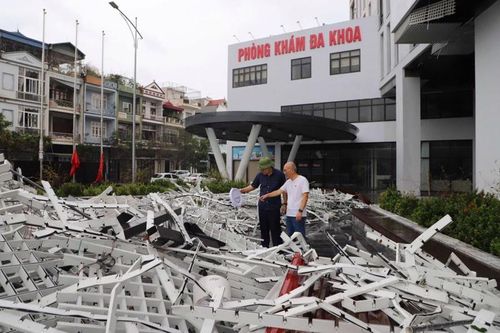 Khẩn trương khắc phục hậu quả, sớm triển khai hoạt động tại các cơ sở y tế bị thiệt hại do bão số 3