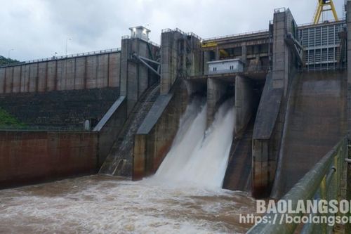 Tăng lưu lượng xả nước hồ chứa nước Bản Lải từ 15 giờ 30 phút ngày 9/9