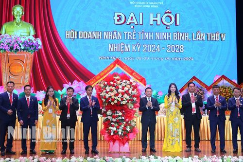 Đại hội Hội Doanh nhân trẻ tỉnh Ninh Bình lần thứ V