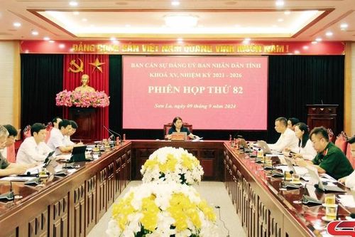 Phiên họp thứ 82, Ban cán sự Đảng UBND tỉnh