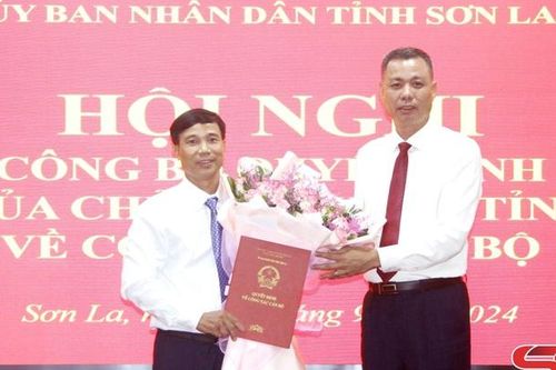 Công bố quyết định của UBND tỉnh về công tác cán bộ