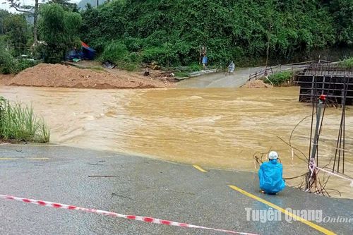 Tuyên Quang nhiều đoạn, tuyến Quốc lộ ảnh hưởng do bão số 3