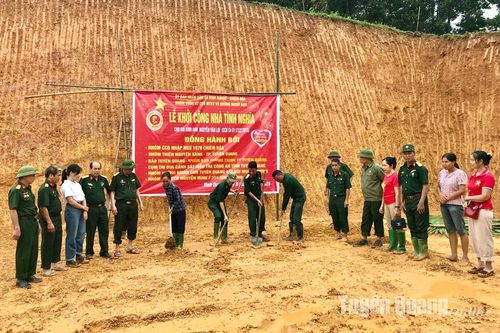 Khởi công xây dựng Nhà tình nghĩa cho cựu chiến binh Nguyễn Văn Lợi