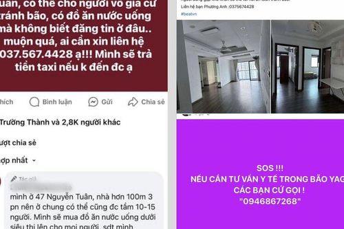 Cơn bão đi qua, tình người ở lại