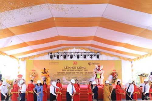 Khởi công Cụm công nghiệp Nam Phúc Thọ giai đoạn 1 quy mô 41,7ha