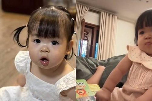 Càng lớn càng dễ thương, con gái Hoa hậu Đỗ Mỹ Linh gia nhập hội 'thế lực nhí'