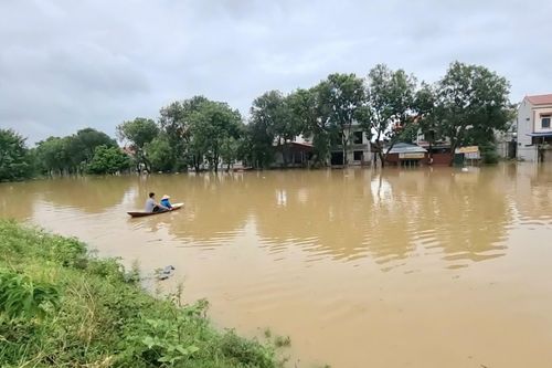 Nước ngập sâu thôn Lương Phúc, Sóc Sơn