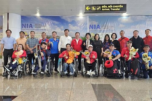 Đoàn Thể thao người khuyết tật Việt Nam về nước, hoàn thành mục tiêu Paralympic 2024