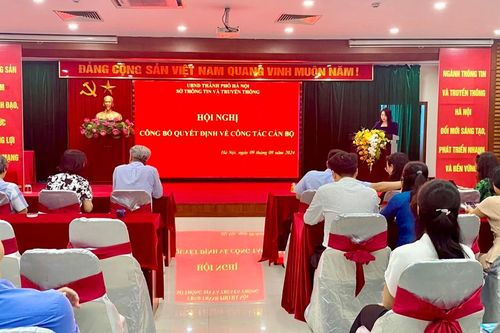 Sở Thông tin và Truyền thông Hà Nội bổ nhiệm cán bộ