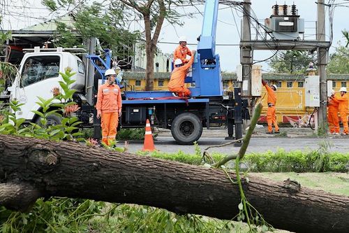 Hải Phòng nỗ lực khôi phục việc cấp điện và cấp nước sạch trở lại sau bão