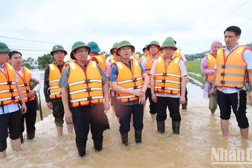Tích cực khắc phục mưa lũ tại Bắc Giang