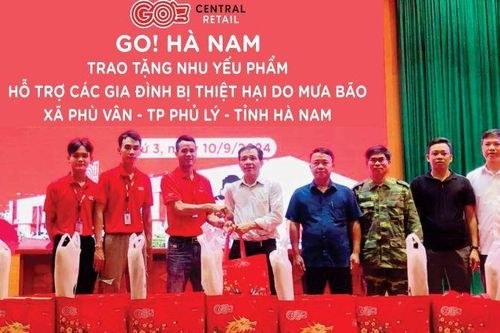 Central Retail Việt Nam hỗ trợ 10.000 suất hàng giúp bà con bão lụt