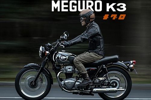 Ra mắt 'xế nổ' hoài cổ Kawasaki Meguro K3 2025, từ 244 triệu đồng