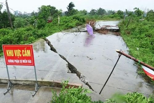 Thông tin vỡ đê ở Bắc Ninh do ảnh hưởng bão số 3 là không chính xác