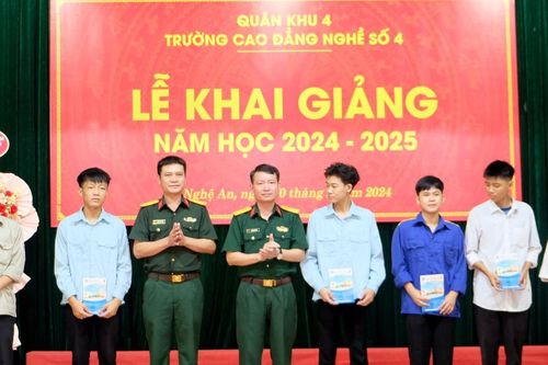 Trường Cao đẳng nghề số 4 - Bộ Quốc phòng khai giảng năm học 2024 - 2025