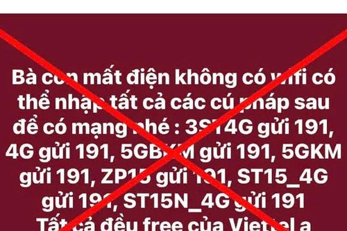 Cảnh báo thông tin giả mạo về các cú pháp khôi phục mạng Viettel khi mất wifi