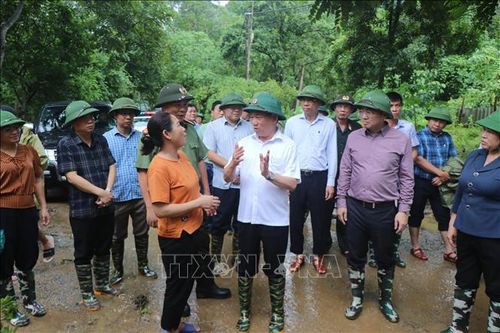 Lãnh đạo Đảng, Nhà nước kiểm tra công tác khắc phục thiệt hại do bão số 3