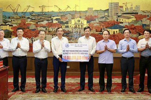 Đà Nẵng hỗ trợ Hải Phòng 10 tỷ đồng khắc phục thiệt hại bão số 3