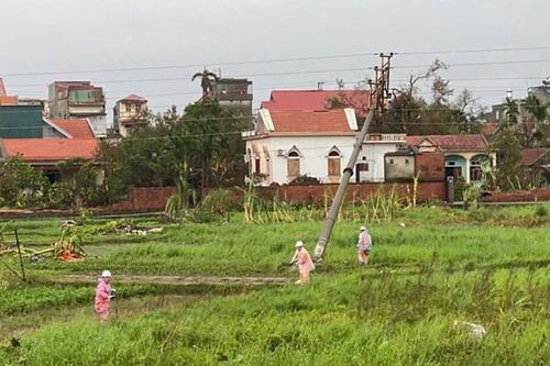 Xung kích ngành điện nỗ lực từng giờ cấp điện trở lại cho miền Bắc