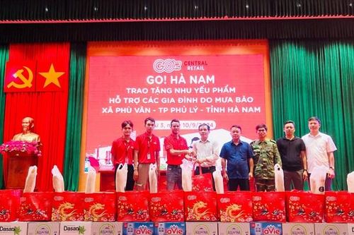 Central Retail Việt Nam hỗ trợ 10.000 suất hàng cho các địa phương bị ảnh hưởng mưa bão