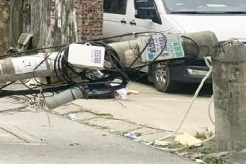 Cột điện gãy đổ ở Quảng Ninh do bão Yagi: Đừng suy diễn, quy chụp thiếu căn cứ