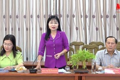 Ban Tuyên giáo Tỉnh ủy làm việc với Báo An Giang