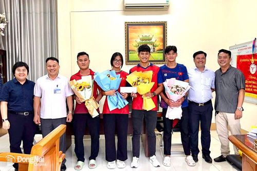Gặp mặt và biểu dương các vận động viên tuyển lặn Đồng Nai đạt thành tích xuất sắc tại World Cup lặn thế giới
