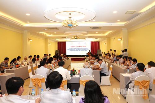 Tọa đàm khoa học 'Tư vấn về chiến lược bảo tồn, phỏng dựng, phục dựng và phát huy giá trị di sản Kinh đô Hoa Lư bằng giải pháp khoa học và công nghệ'