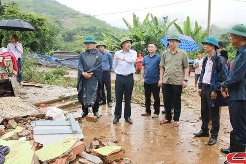 Thứ trưởng Bộ Nông nghiệp và Phát triển nông thôn kiểm tra tình hình phòng, chống thiên tai tại tỉnh Sơn La