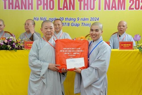 Hà Nội: Phân ban Ni giới Thành phố tổ chức trao giải Hội thi diễn giảng Phật pháp lần thứ I-2024