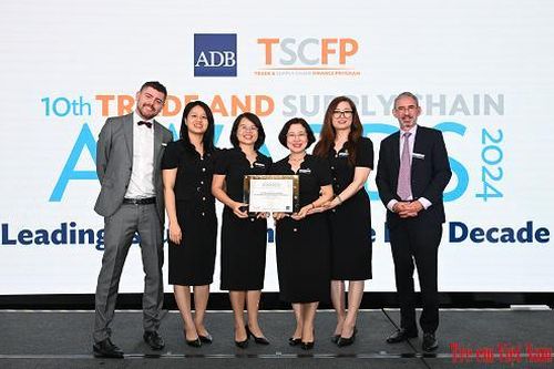 BIDV nhận cú đúp giải thưởng về tài trợ thương mại do ADB trao tặng
