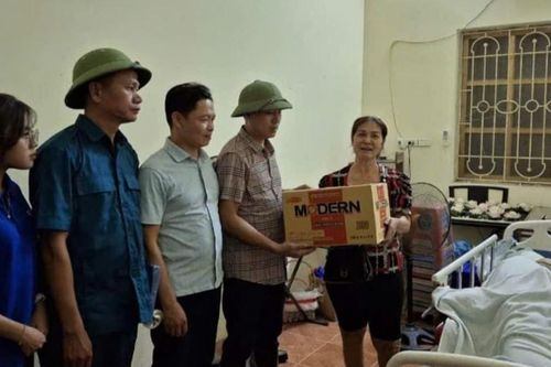 Quận Hoàng Mai lập Sở Chỉ huy tiền phương chống lũ tại phường Lĩnh Nam
