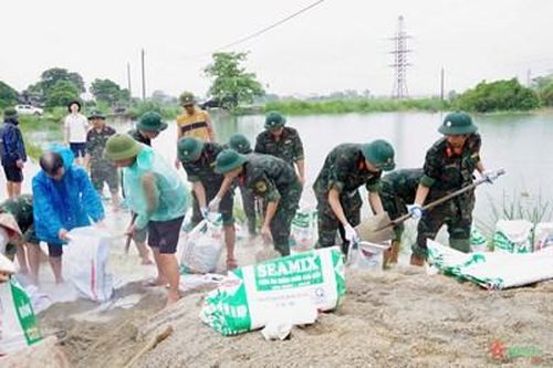 Lực lượng vũ trang tỉnh Hà Nam huy động tối đa lực lượng ứng phó lũ, lụt trên địa bàn