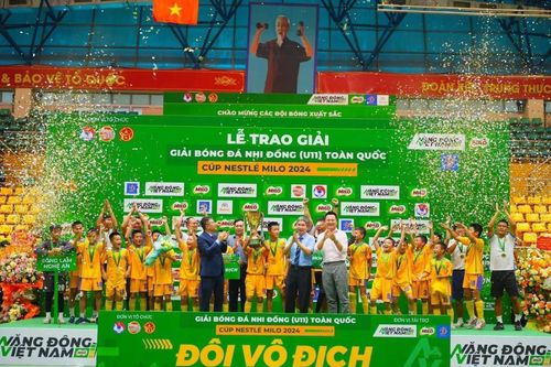 Gian lận tuổi, SLNA bị VFF thu hồi chức vô địch U11