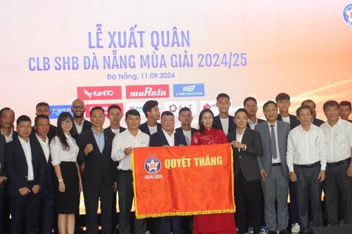 CLB bóng đá SHB Đà Nẵng xuất quân tham dự mùa giải 2024-2025