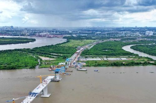 Cầu Nhơn Trạch nối TPHCM với Đồng Nai trước ngày hợp long
