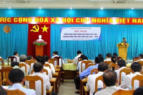 An Giang triển khai hoạt động Hội đồng cốt cán chuyên môn tiểu học năm học mới