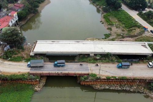 Bắc Ninh cấm phương tiện ôtô lưu thông qua cầu tạm cầu Nét
