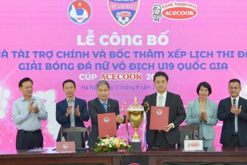 Bốc thăm xếp lịch thi đấu Giải bóng đá Nữ Vô địch U19 Quốc gia năm 2024