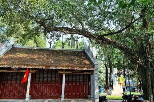 Thon thót bên cội đa Đền Bà Kiệu