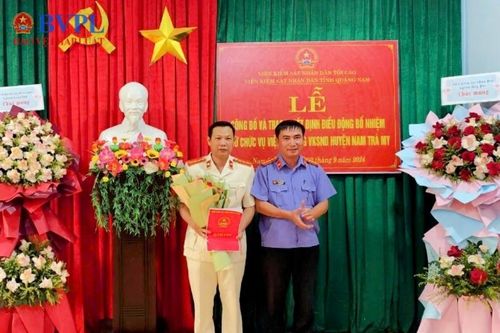 Bổ nhiệm Viện trưởng VKSND Nam Trà My